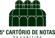 Logo 5º Cartório de Notas de Curitiba