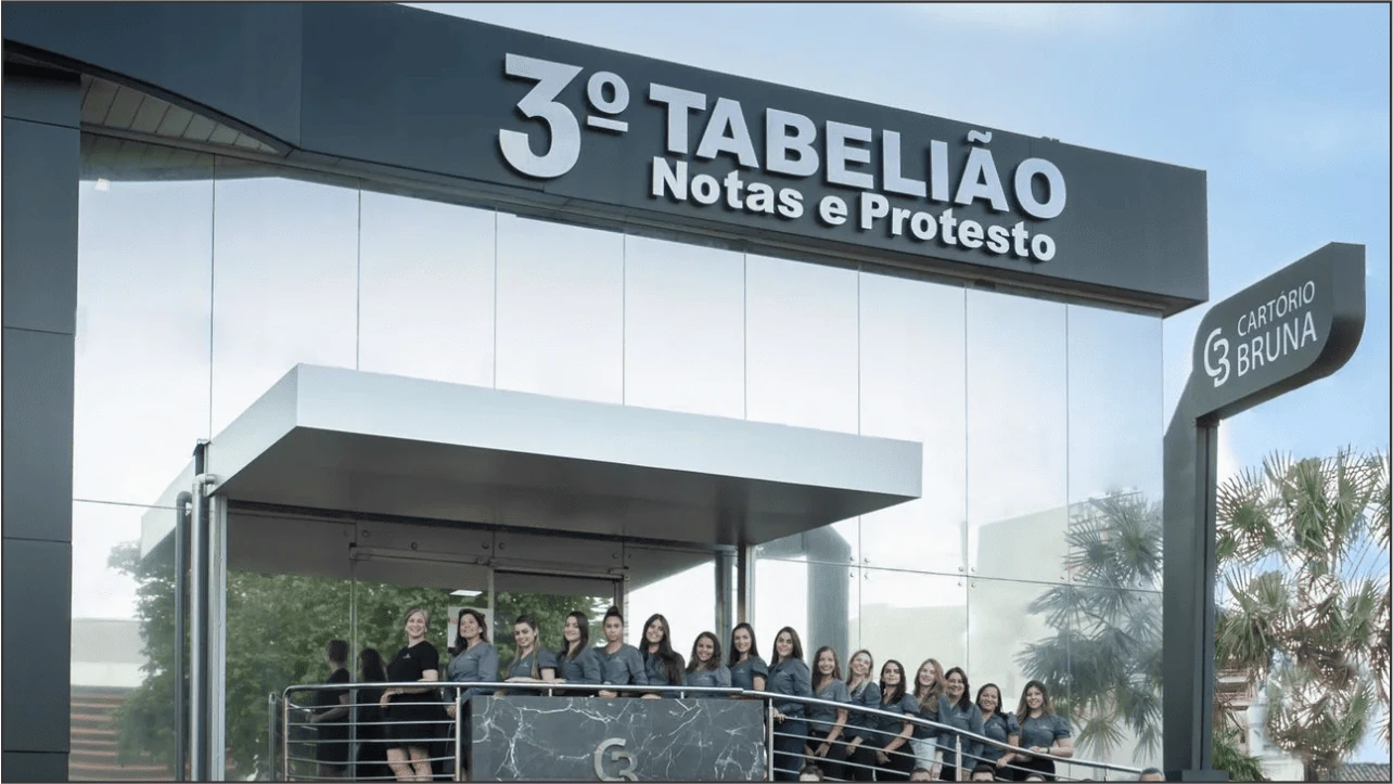 Fachada do 3º Tabelião de Notas e Protestos - Cartório Bruna